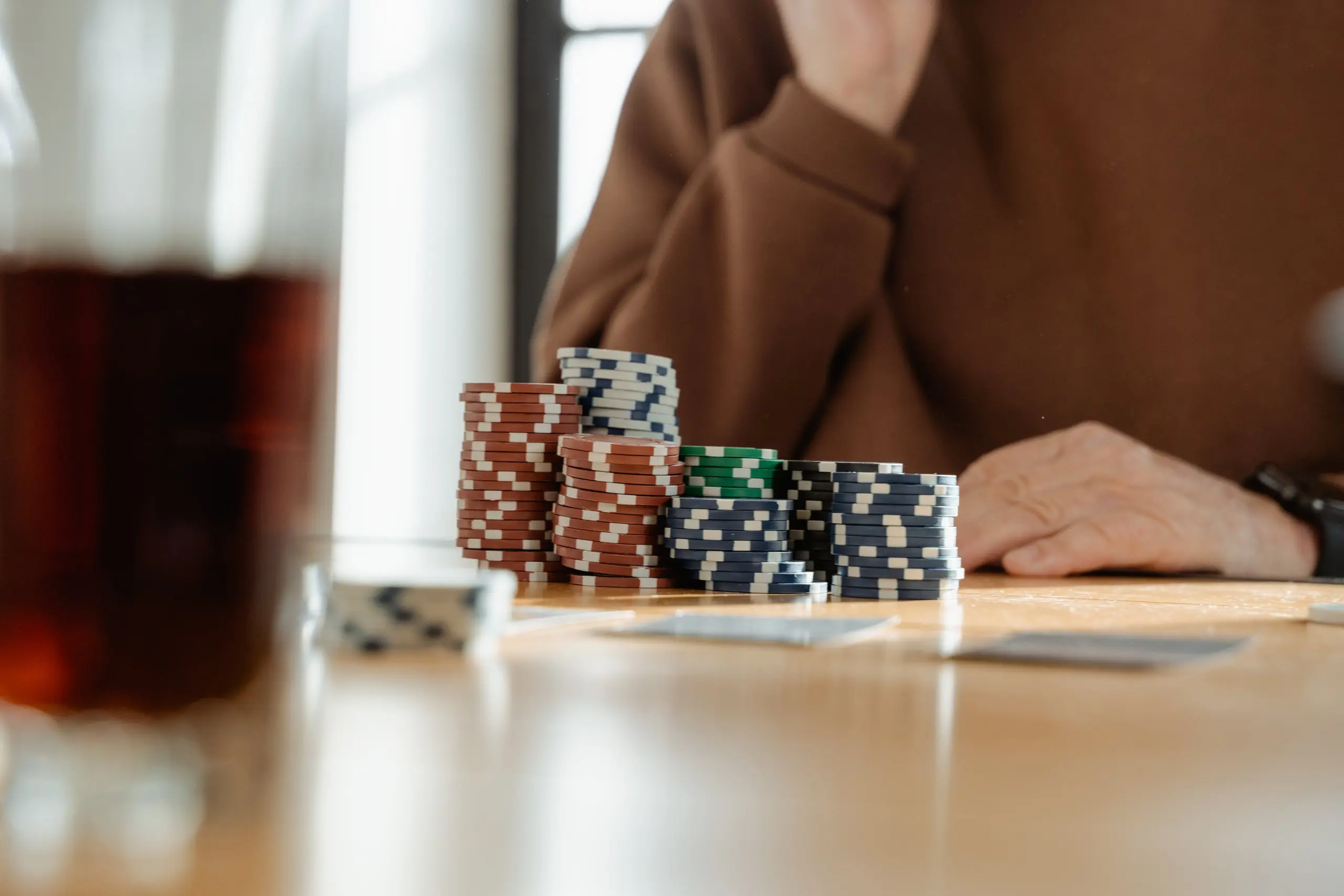 Entrée dans un casino