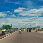 Fleuve Congo et infrastructure à Kinshasa, capitale de la RDC
