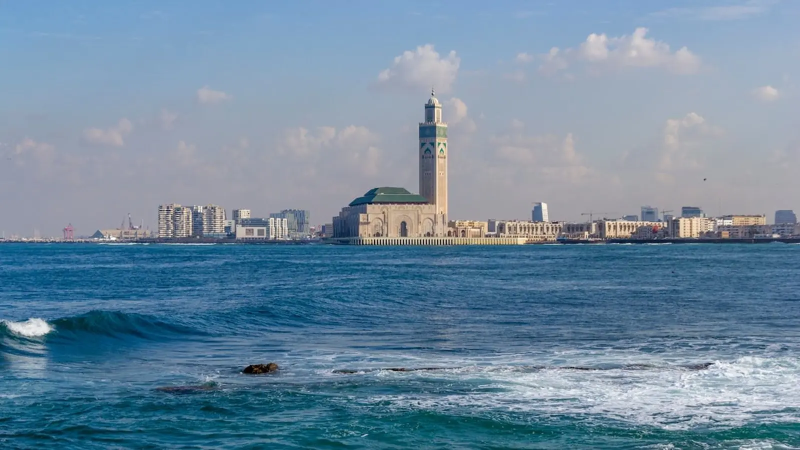 Vue de Casablanca, capitale économique du Maroc