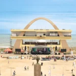 Vue du quartier d'affaires d'Accra, capitale du Ghana