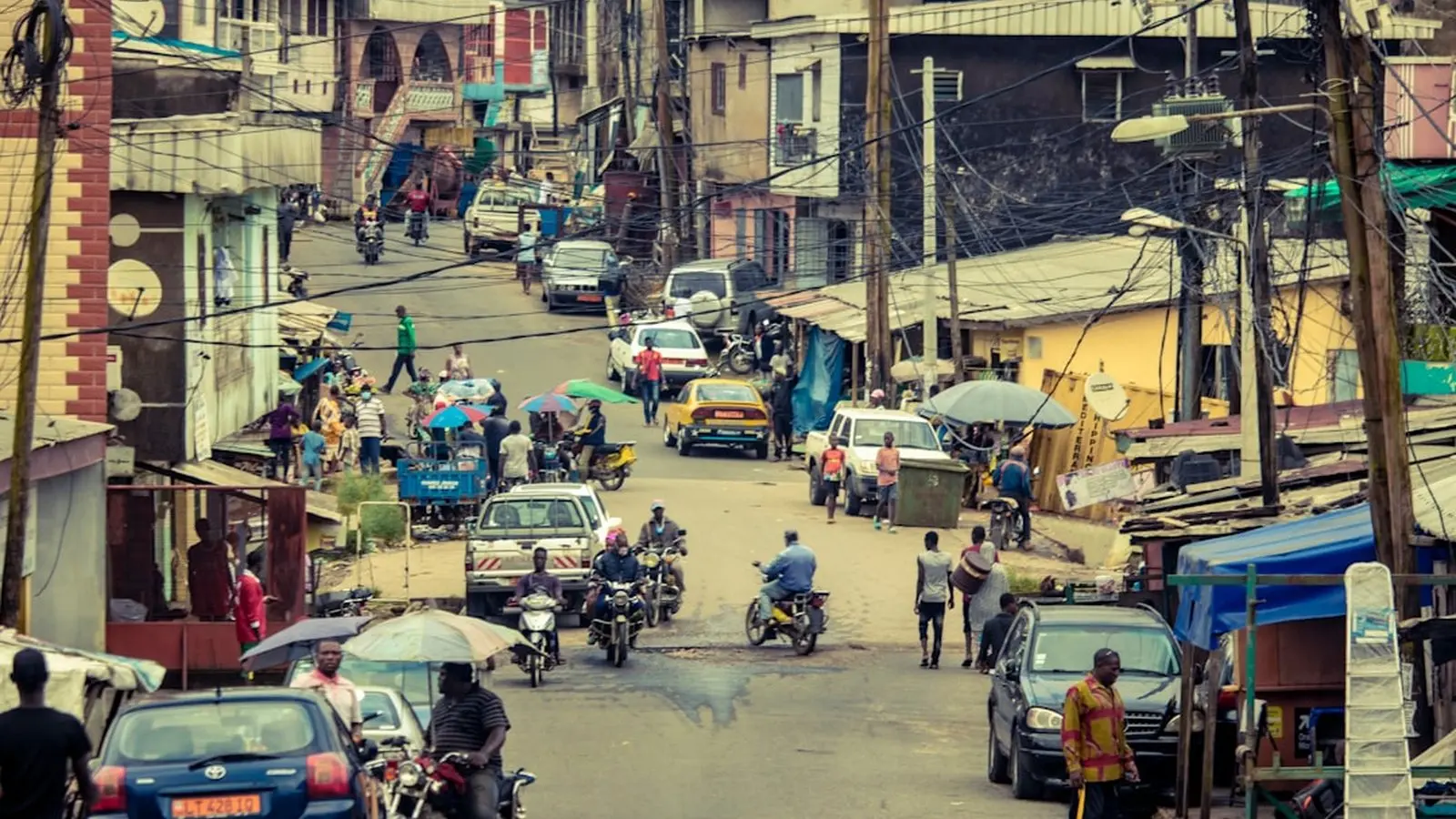 Zone d'affaires de Douala, capitale économique du Cameroun