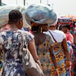 Activité économique et travailleurs at Bamako, Mali