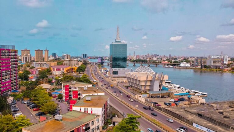 Skyline de Lagos, capitale économique du Nigeria